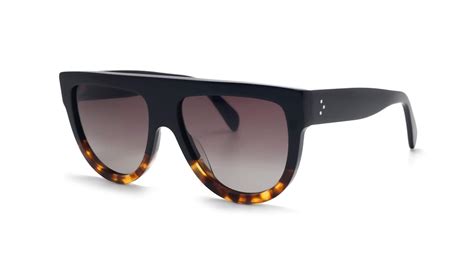 Black & Tortoise Acetate Flap Top Oversized CL4001IN Sunglasses.